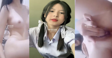 Thai schoolgirl porn clip showing naked camera
