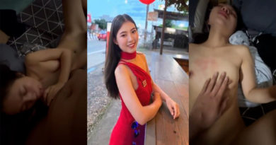 Thai porn movie, a story of a young woman having sex with her boyfriend