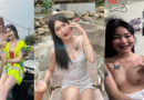 Thai girl turns on the camera for a sexy live show