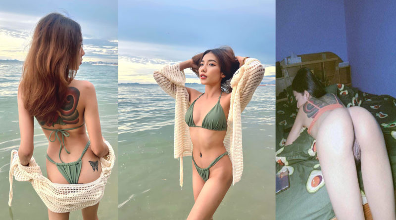 Thai prostitute girl in Bangkok with tattoos